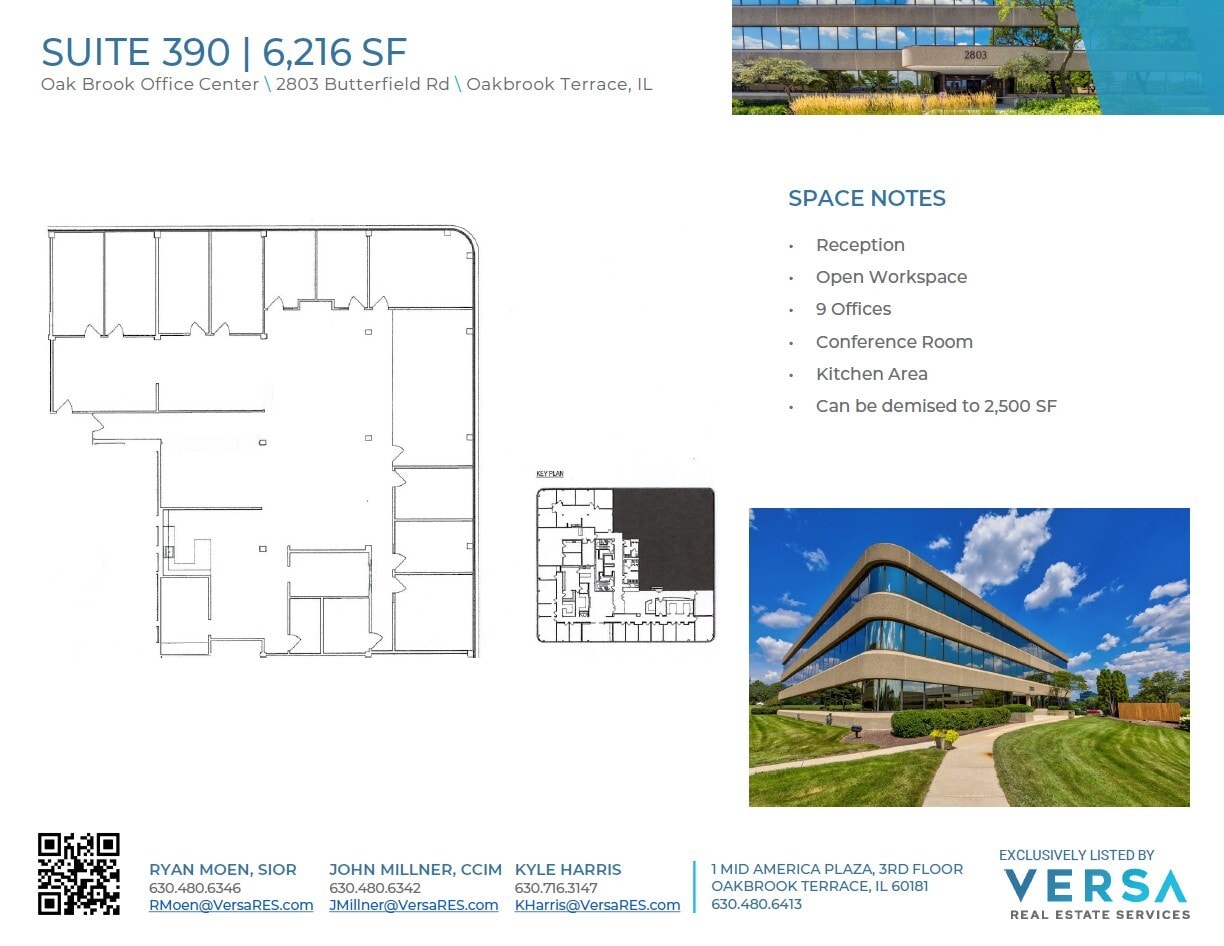 2707 Butterfield Rd, Oak Brook, IL for lease Floor Plan- Image 1 of 1