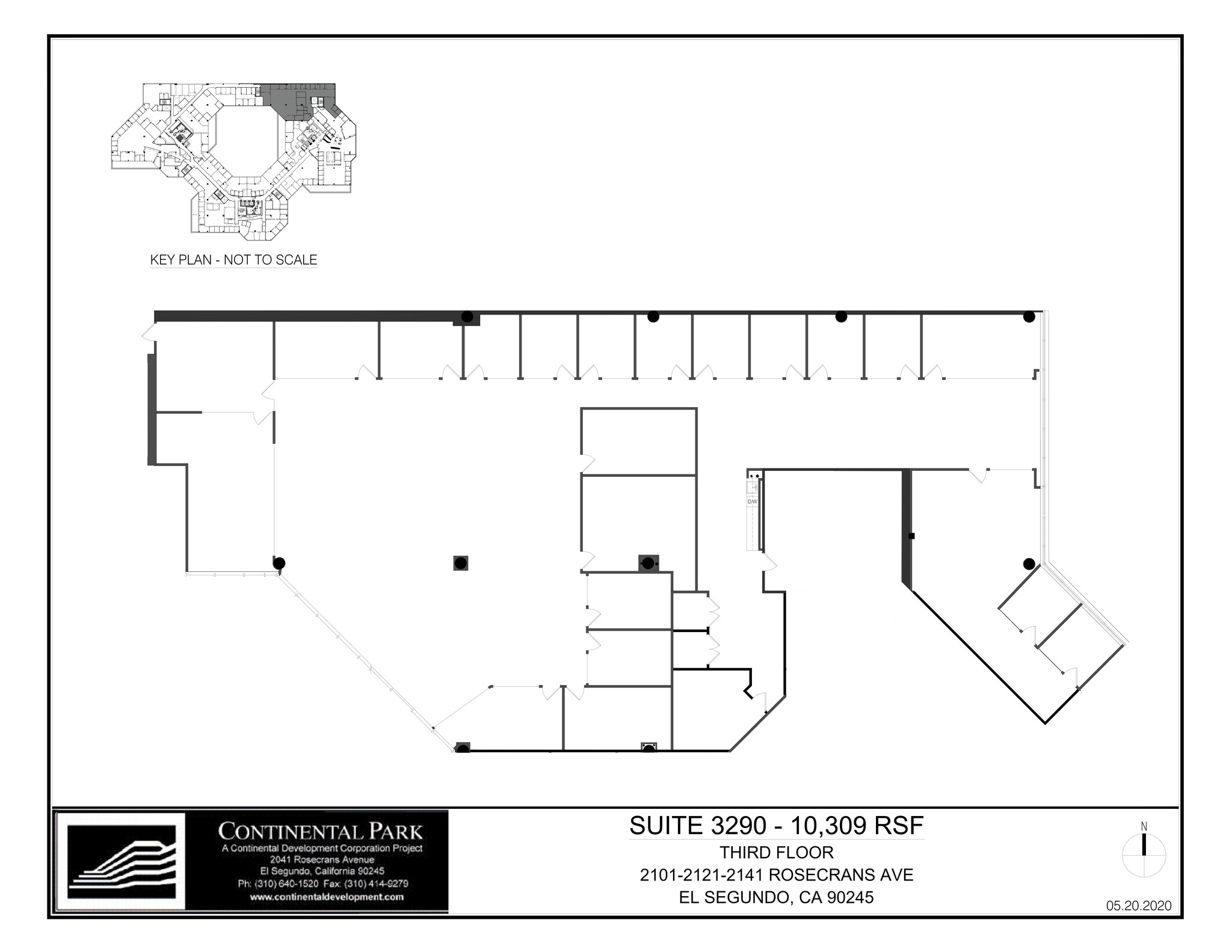 2101-2141 Rosecrans Ave, El Segundo, CA for lease Site Plan- Image 1 of 1