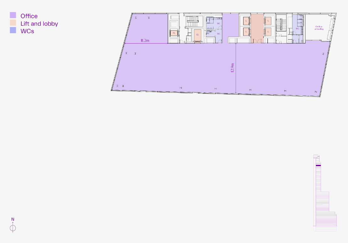 8 Bishopsgate, London for lease Floor Plan- Image 1 of 1