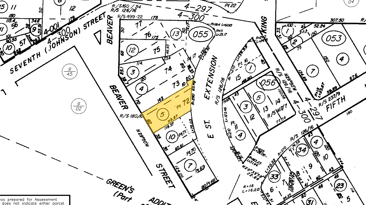421 E St, Santa Rosa, CA for sale Plat Map- Image 1 of 1