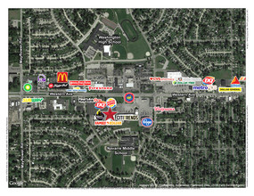 4850 W Western Ave, South Bend, IN - aerial  map view