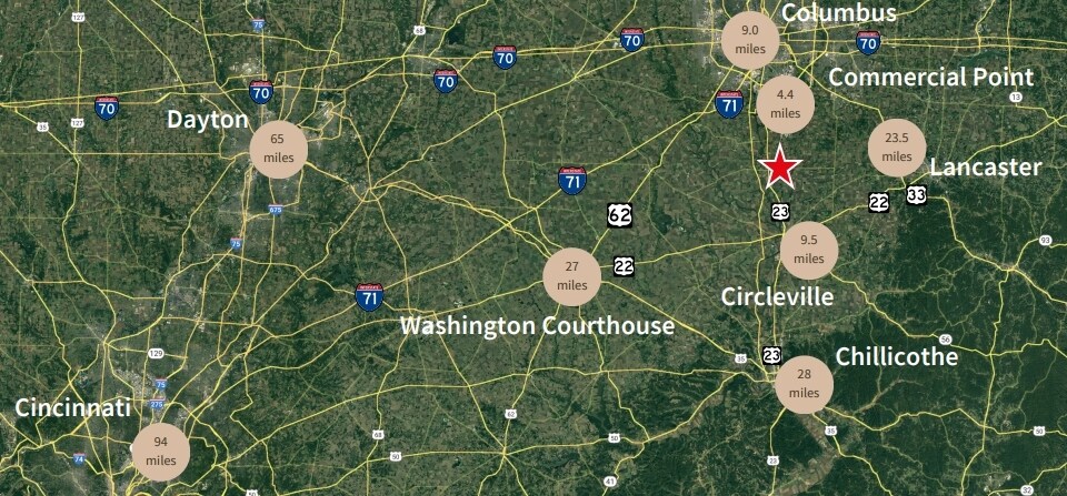 0 S US Highway 23, Ashville, OH for sale - Aerial - Image 2 of 3