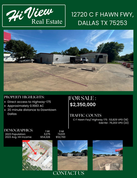 12720 C F Hawn Fwy, Dallas, TX for sale - Building Photo - Image 2 of 19