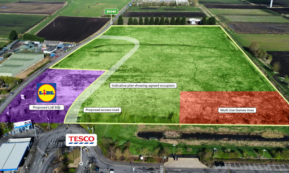 St. Marys Rd, Huntingdon for sale - Site Plan - Image 1 of 2