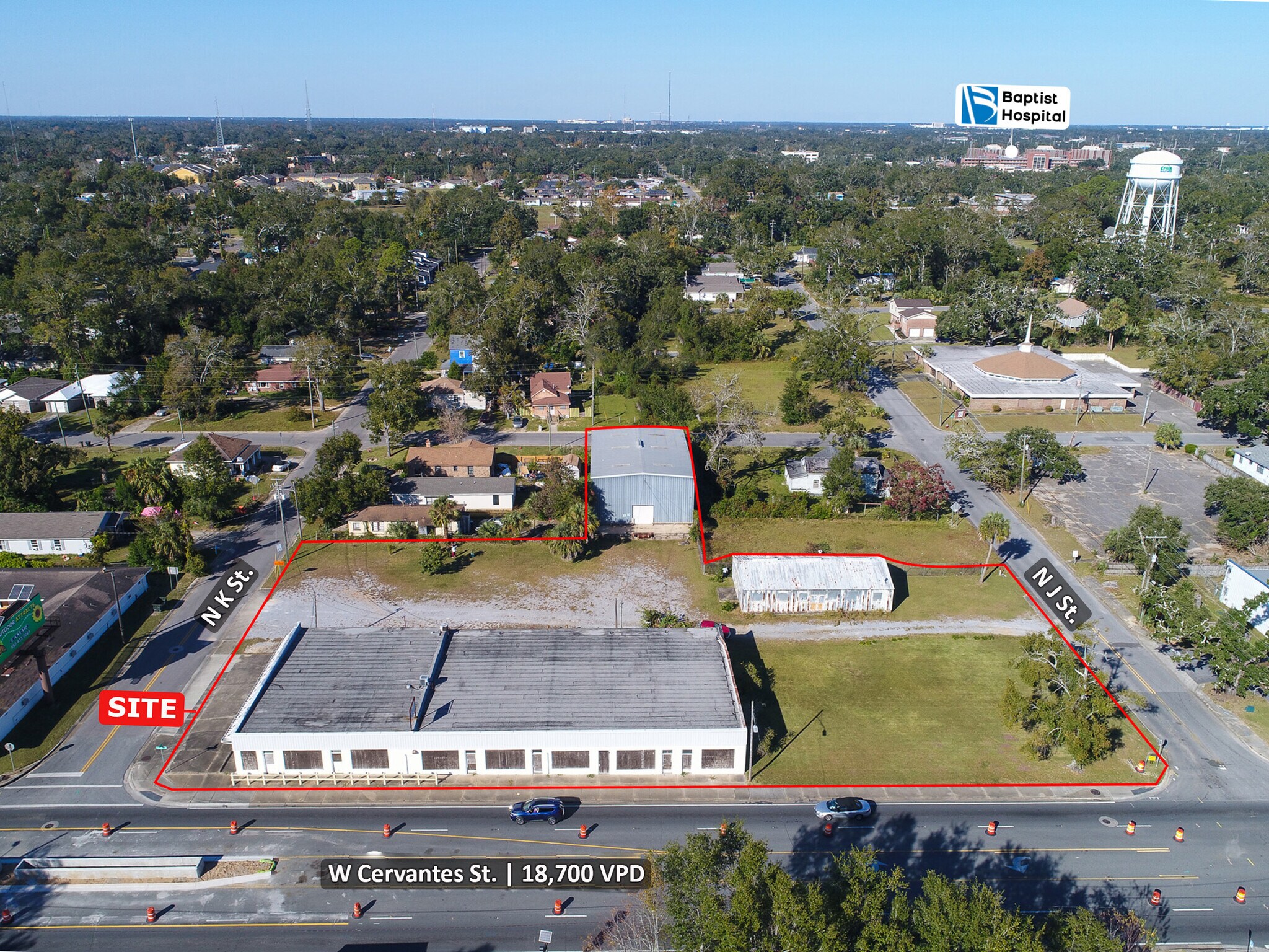 1620 W Cervantes St, Pensacola, FL 32501 LightIndustrial Retail