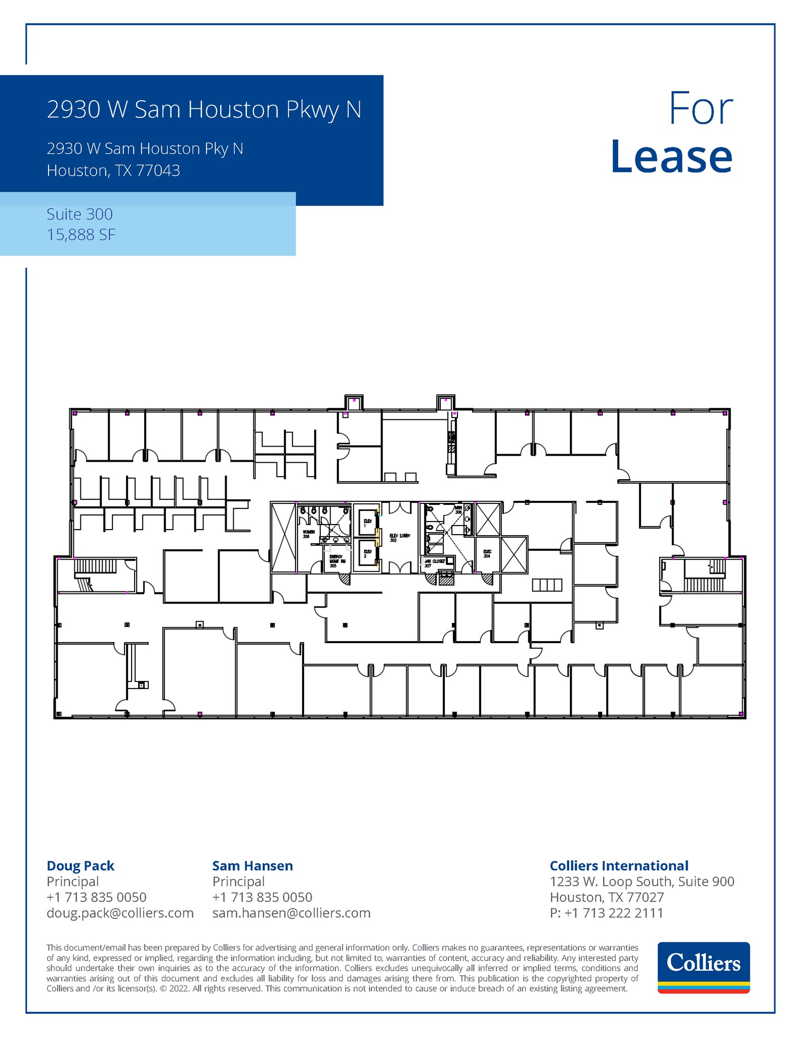 2930 W Sam Houston Pkwy N, Houston, TX for lease Floor Plan- Image 1 of 1