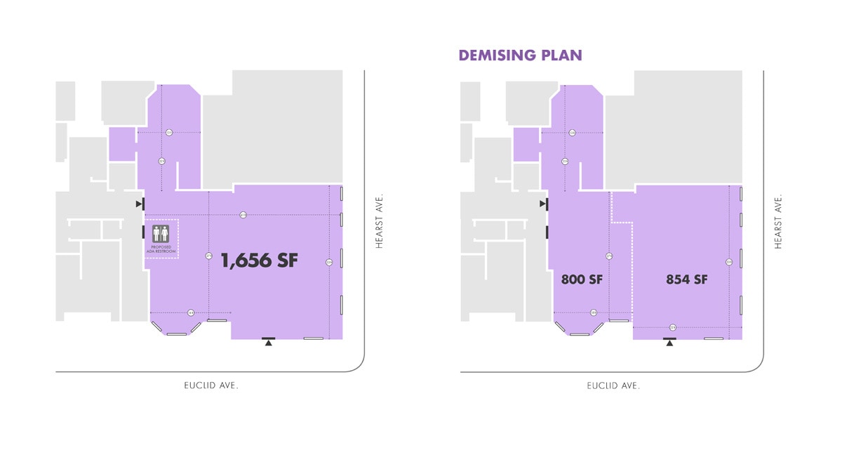1865-1879 Euclid Ave, Berkeley, CA for lease Floor Plan- Image 1 of 1