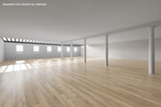 11 Mercer St - Digital Rendering of Open Floor Plan with Exposed Skylight