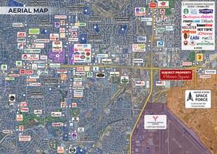 6809-6829 Space Village Ave, Colorado Springs, CO - AERIAL  map view - Image1