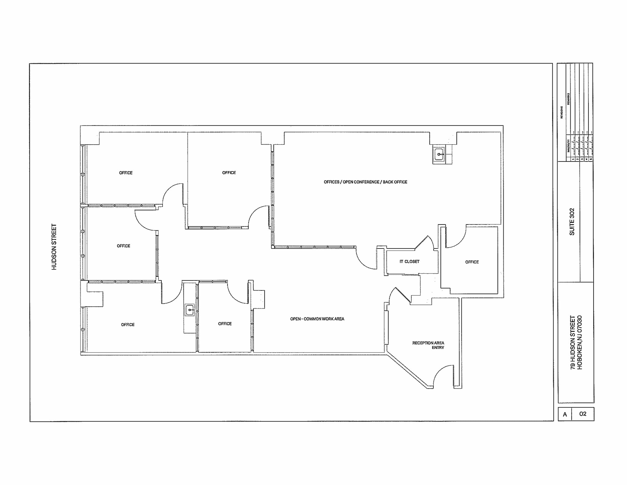 79 Hudson St, Hoboken, NJ for lease Site Plan- Image 1 of 2