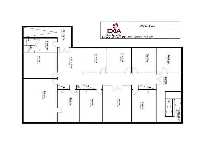 48 Rue De La Batardière, Saint-Jean-de-la-Ruelle for lease - Floor Plan - Image 2 of 10