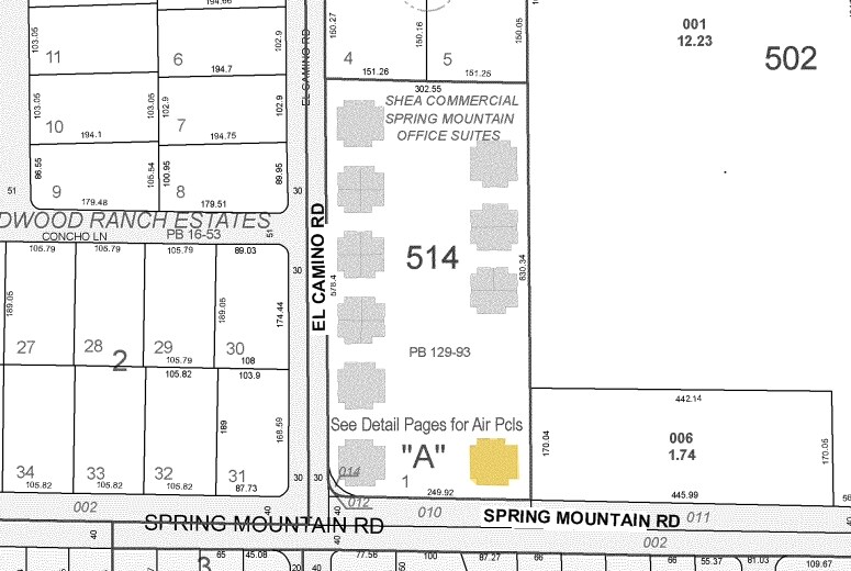 6256 Spring Mountain Rd, Las Vegas, NV for sale Plat Map- Image 1 of 1