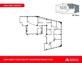 2100 West Loop South, Houston, TX for lease Floor Plan- Image 1 of 1