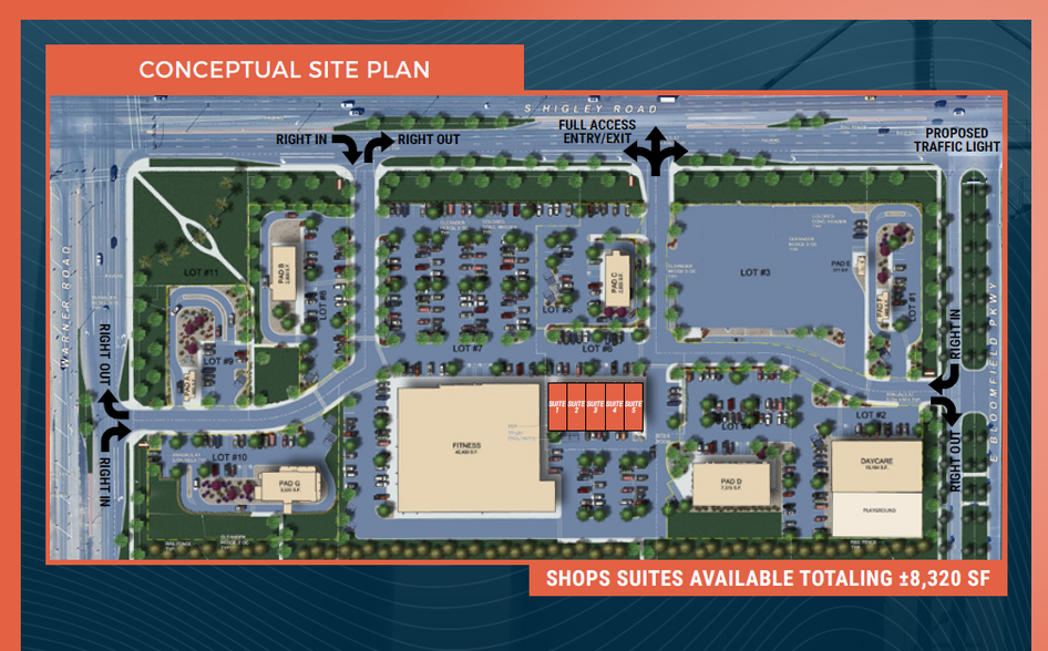 Higley Rd & Warner rd, Gilbert, AZ for lease - Building Photo - Image 2 of 4