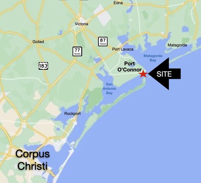 W 704 S Seventh St, Port O Connor, TX for sale - Building Photo - Image 1 of 1