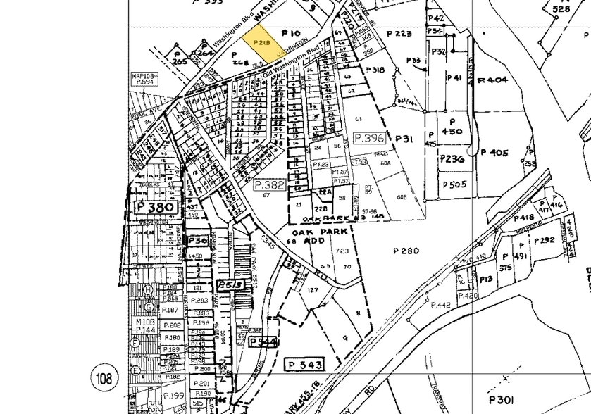 4001 Washington Blvd, Halethorpe, MD for sale - Plat Map - Image 1 of 1