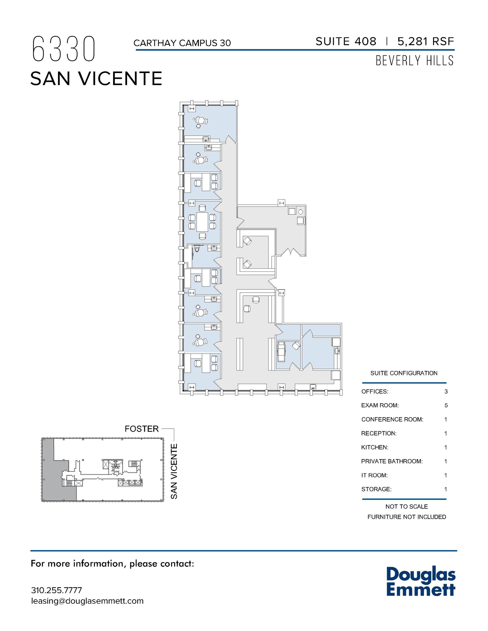 6310 San Vicente Blvd, Los Angeles, CA for lease Floor Plan- Image 1 of 1