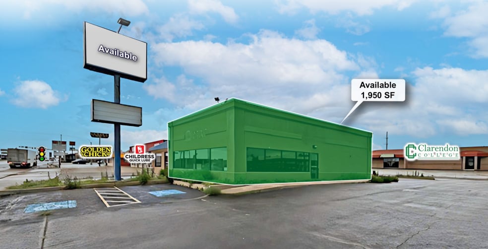 1902 Avenue F NW, Childress, TX for lease - Primary Photo - Image 1 of 9