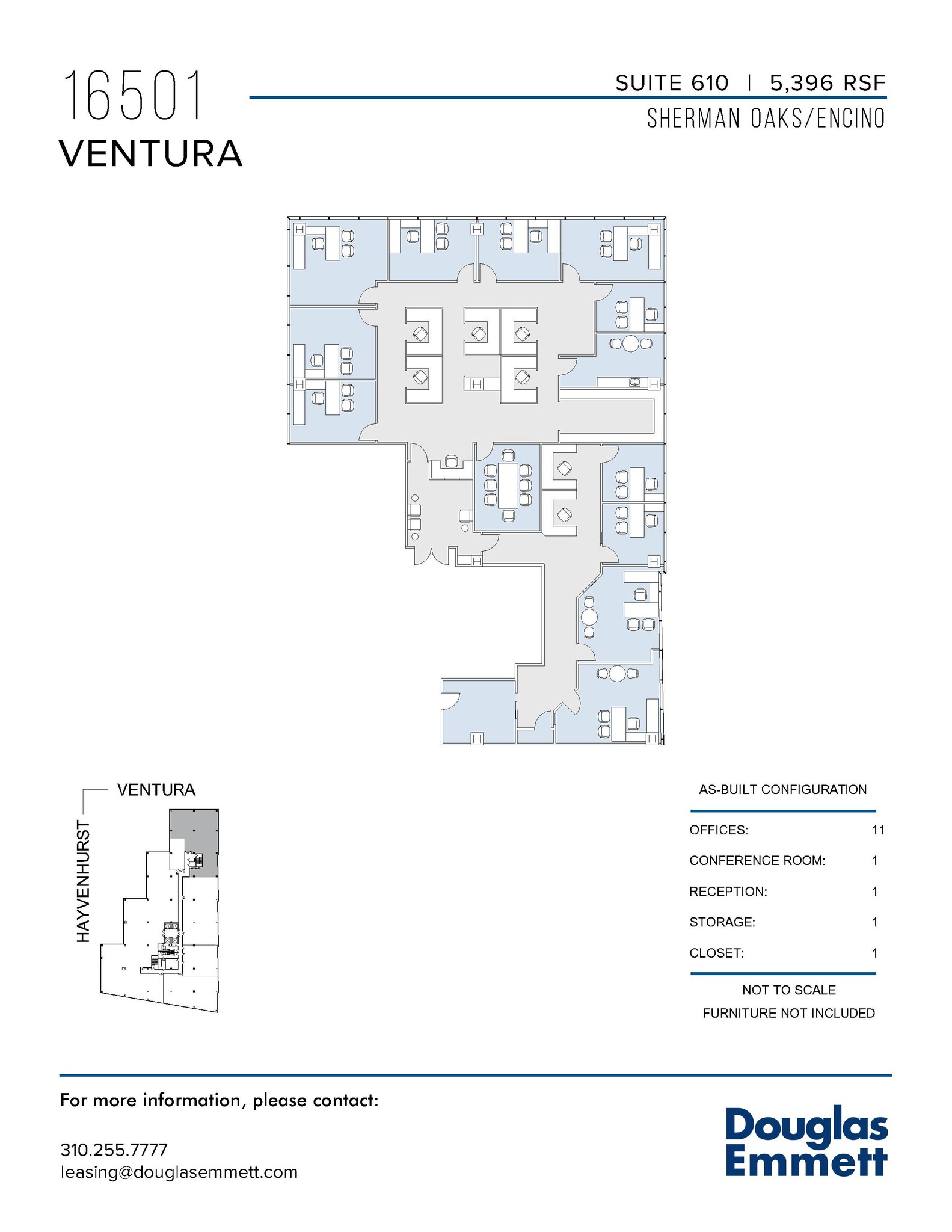 16501 Ventura Blvd, Encino, CA for lease Floor Plan- Image 1 of 1