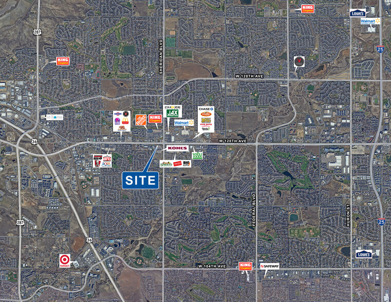 11875 Sheridan Boulevard - LAND, Westminster, CO for lease - Aerial - Image 2 of 2