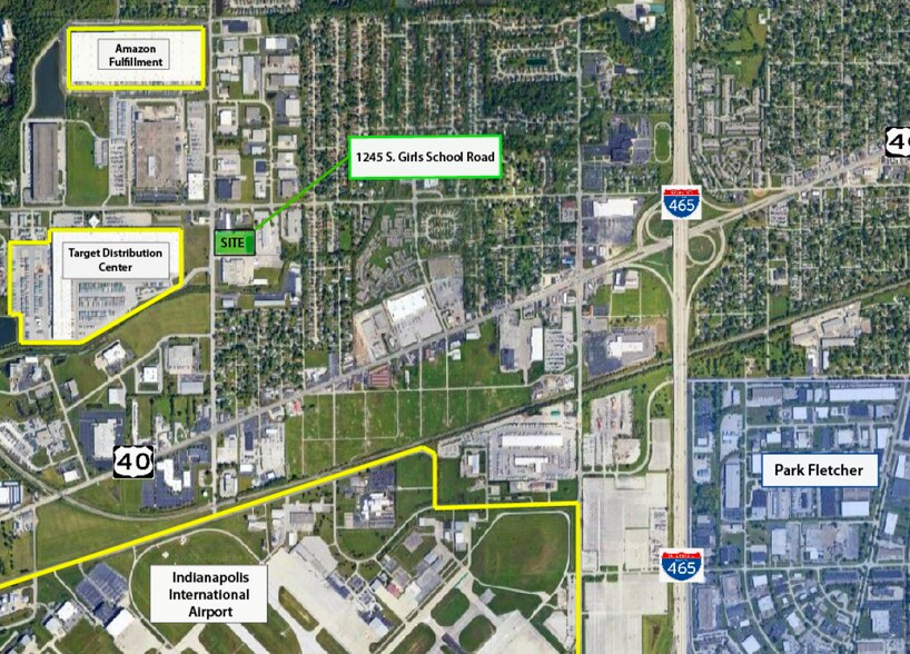 1245 S Girls School, Indianapolis, IN for lease - Building Photo - Image 2 of 2