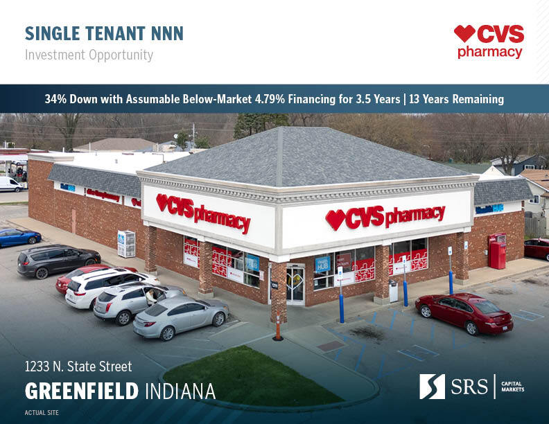 Cvs On Seven Mile And Greenfield 1233 N State St, Greenfield, IN 46140 - CVS | Approx 13yrs Remaining