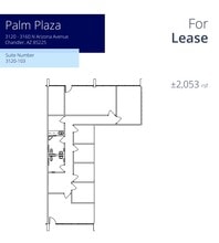 3150 N Arizona Ave, Chandler, AZ for lease Floor Plan- Image 1 of 1