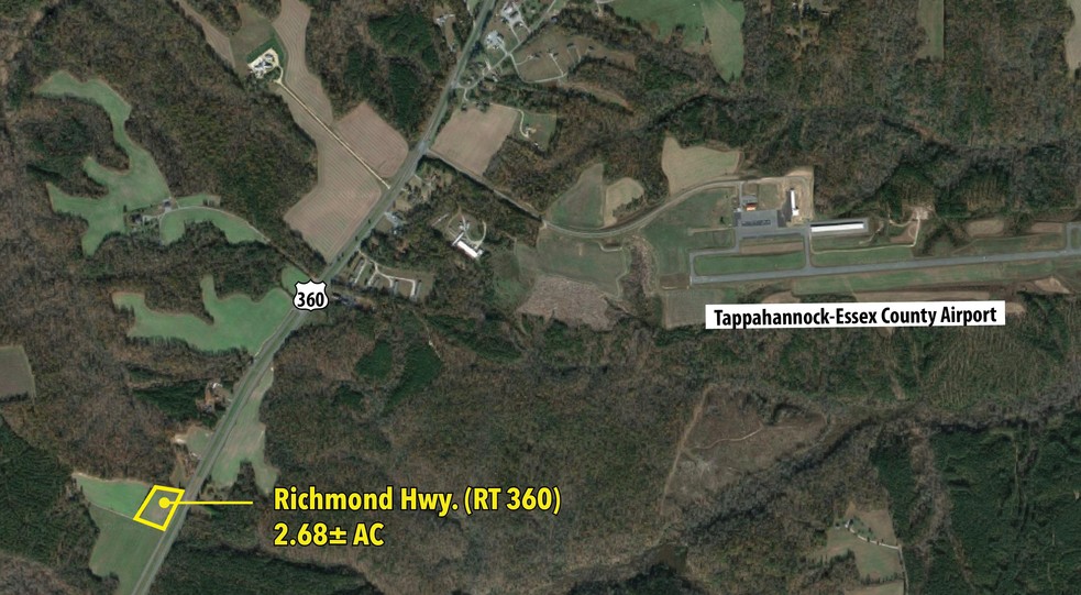 4786 Richmond Hwy, Tappahannock, VA for sale - Aerial - Image 1 of 1