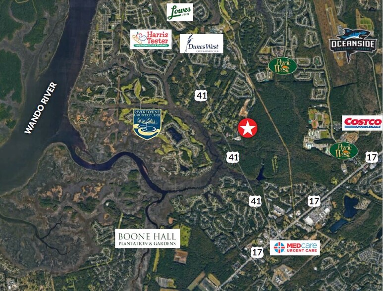 2701 Cormorant Ct, Mount Pleasant, SC for sale - Aerial - Image 2 of 5