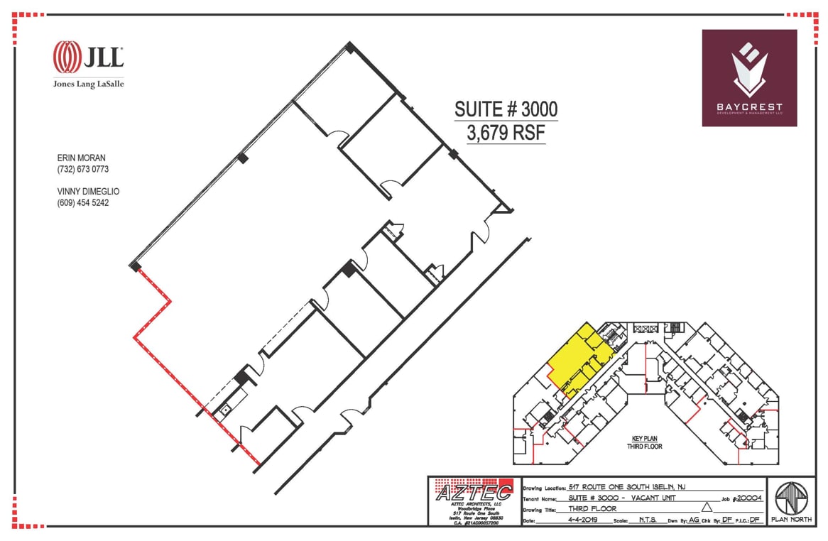 517 Route One South, Iselin, NJ for lease Floor Plan- Image 1 of 1