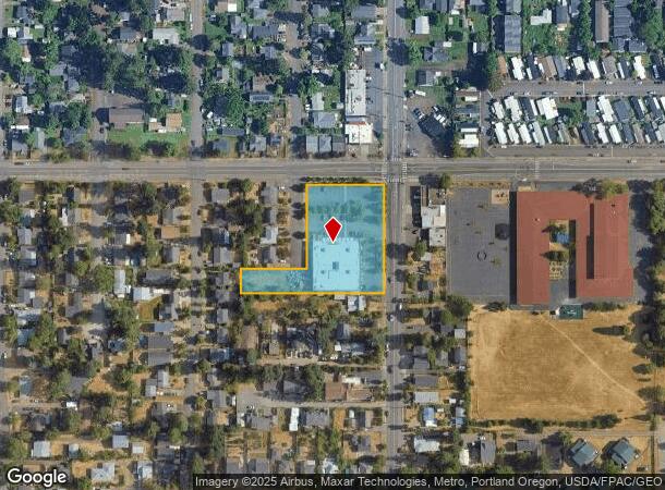  7120 Se Flavel St, Portland, OR Parcel Map