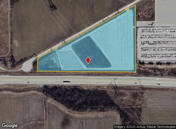  14416 Lafayette Center Rd, Roanoke, IN Parcel Map