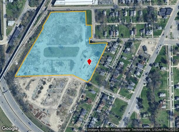  1045 Post St, Toledo, OH Parcel Map