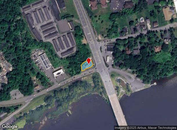 1383 Crescent Vischer Ferry Rd, Halfmoon, NY Parcel Map