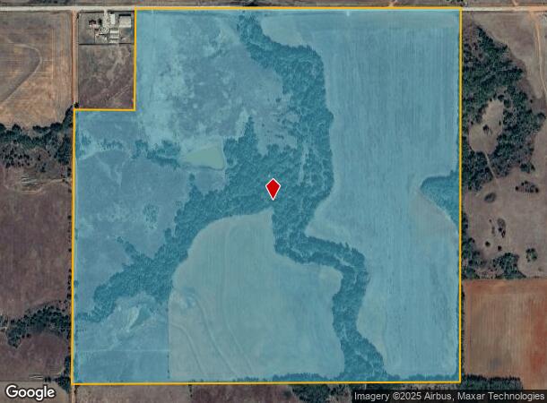 21015 E Bison Rd, Marshall, OK Parcel Map
