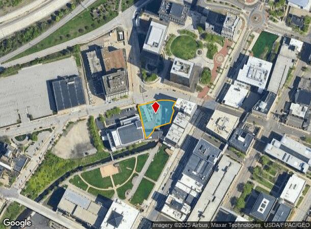 W Bowery St W, Akron, OH Parcel Map