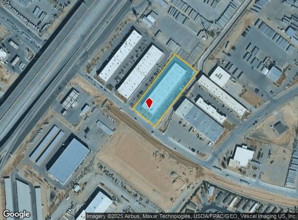 12309 Rojas Dr, El Paso, TX Parcel Map