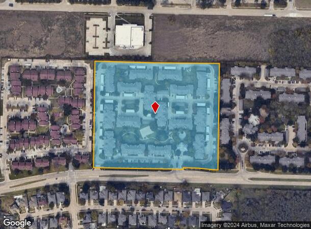  251 E Bardin Rd, Arlington, TX Parcel Map