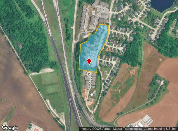 2601 Columbia Lakes Dr, Columbia, IL Parcel Map