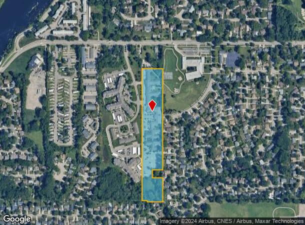  3145 W Mount Hope Ave, Lansing, MI Parcel Map