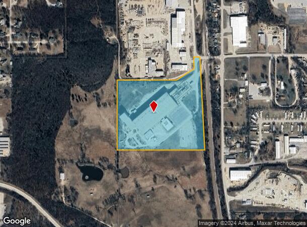  2110 Industrial Rd, Sapulpa, OK Parcel Map