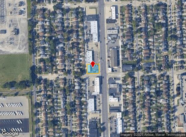 6811 Schaefer Rd, Dearborn, MI Parcel Map