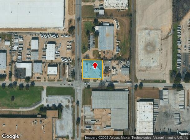  2518 W Marshall Dr, Grand Prairie, TX Parcel Map