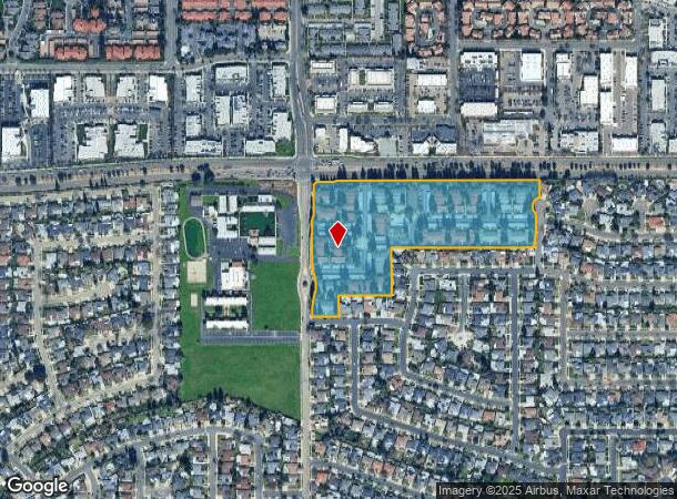 6840 N Maple Ave, Fresno, CA Parcel Map