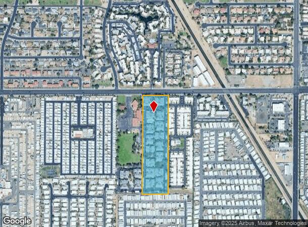 3319 E University Dr, Mesa, AZ Parcel Map