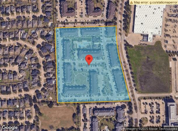  2500 Business Center Dr, Pearland, TX Parcel Map