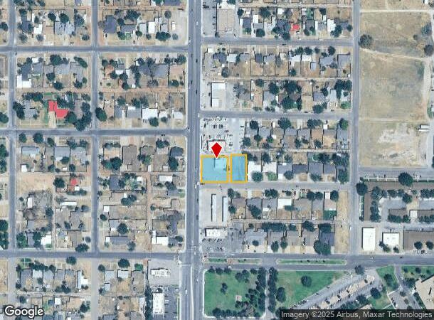  1205 College Ave, Levelland, TX Parcel Map