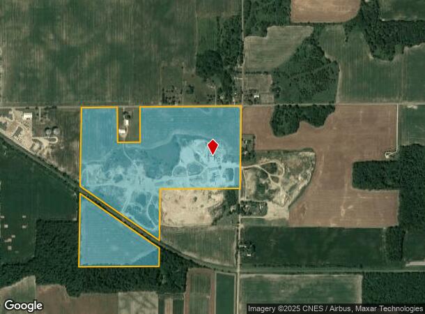  7775 N Clark Rd, Lake Odessa, MI Parcel Map