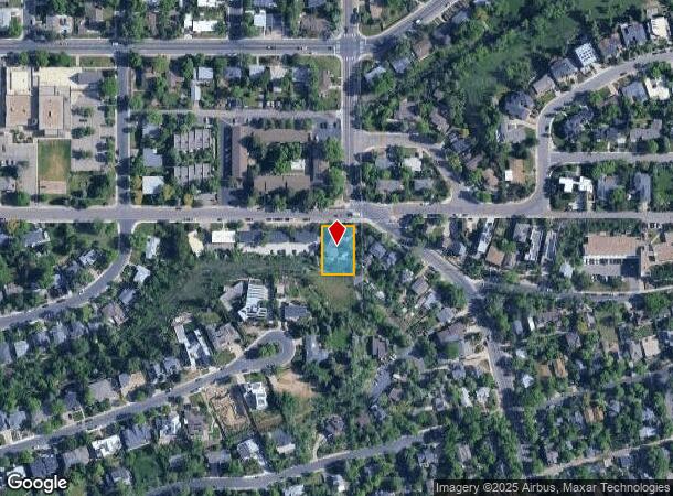  1880 Alpine Ave, Boulder, CO Parcel Map