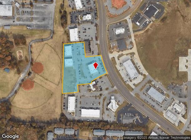  1370 Union University Dr, Jackson, TN Parcel Map